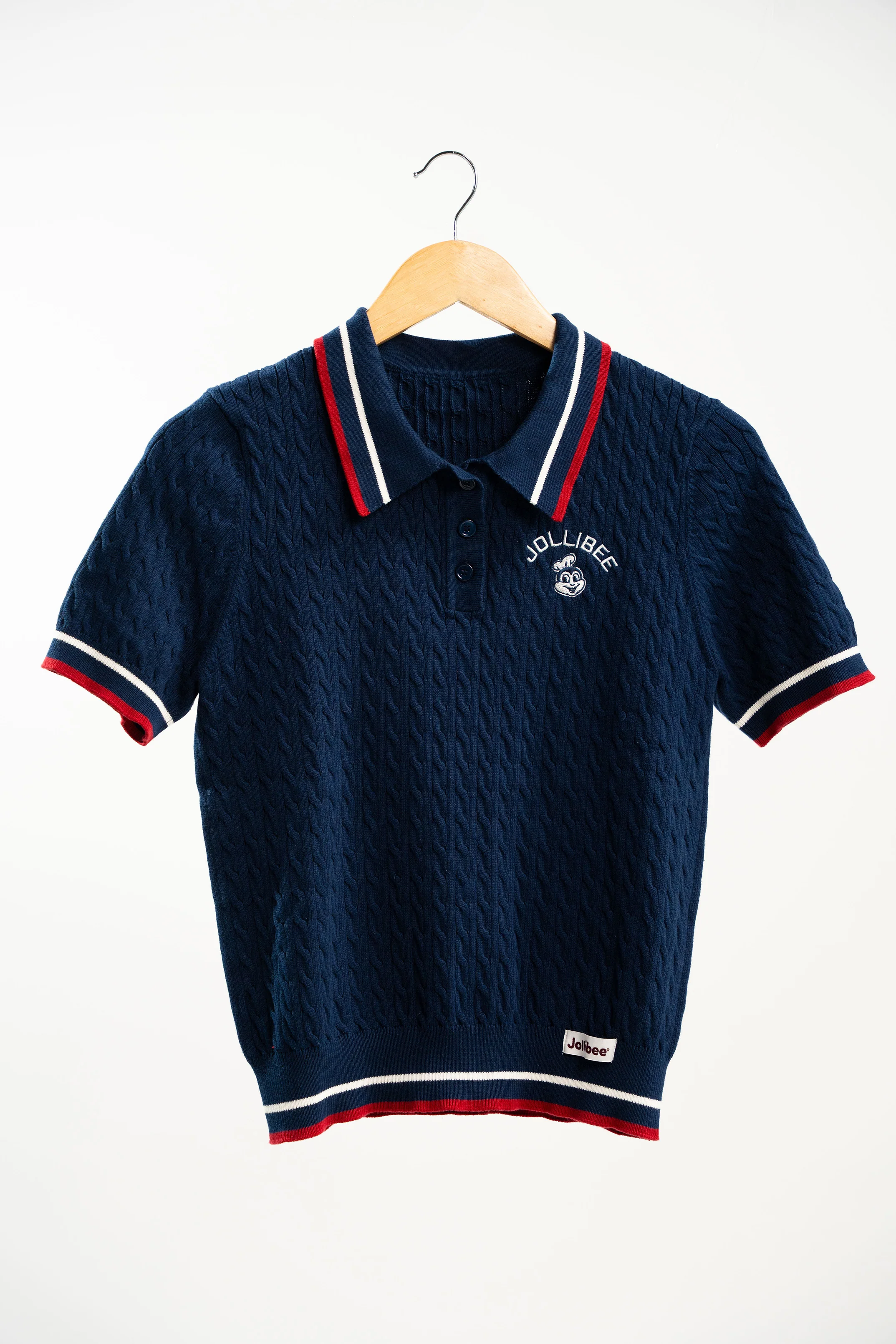 Jollibee Athleisure Cable Knit Polo - Image 5