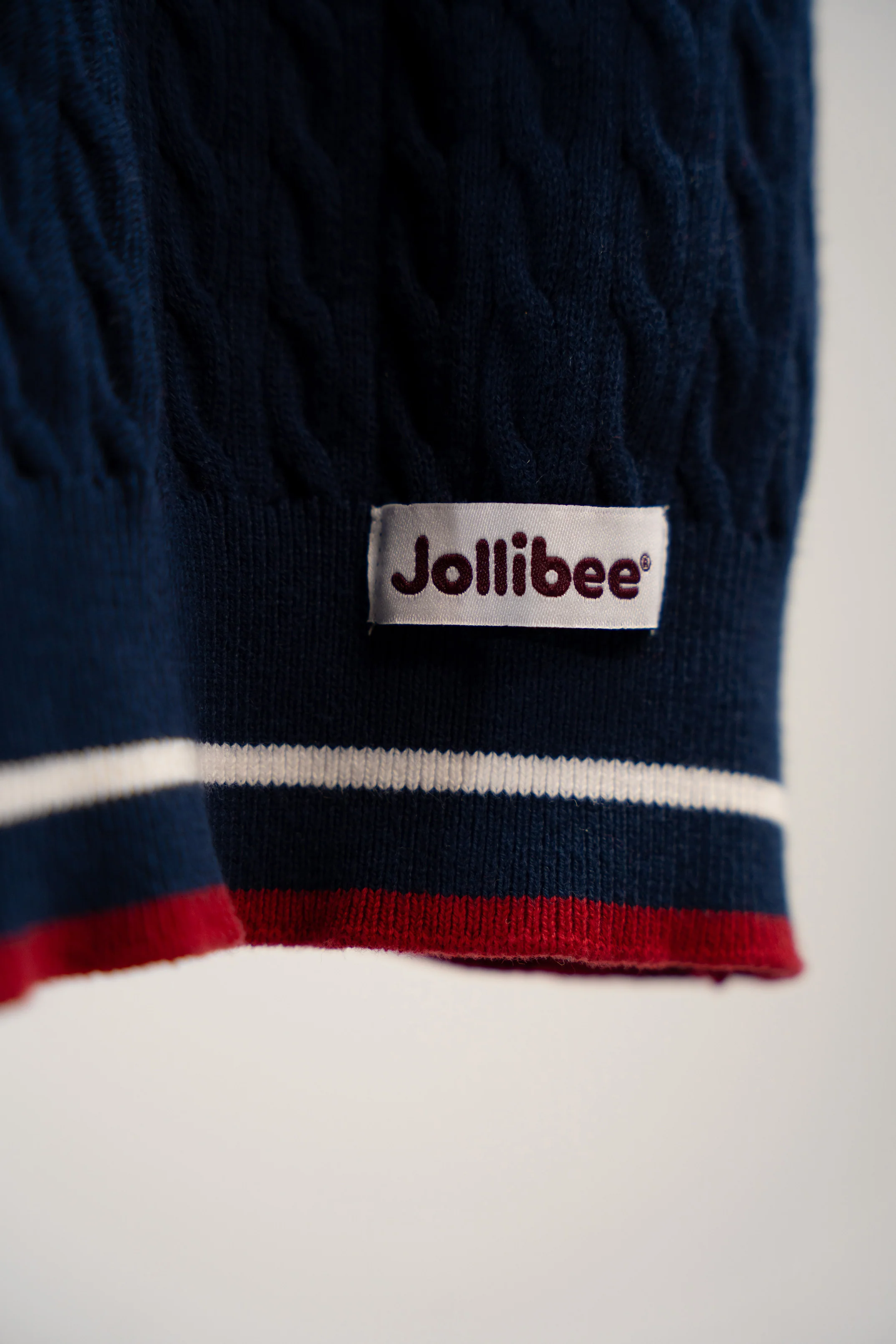 Jollibee Athleisure Cable Knit Polo - Image 8