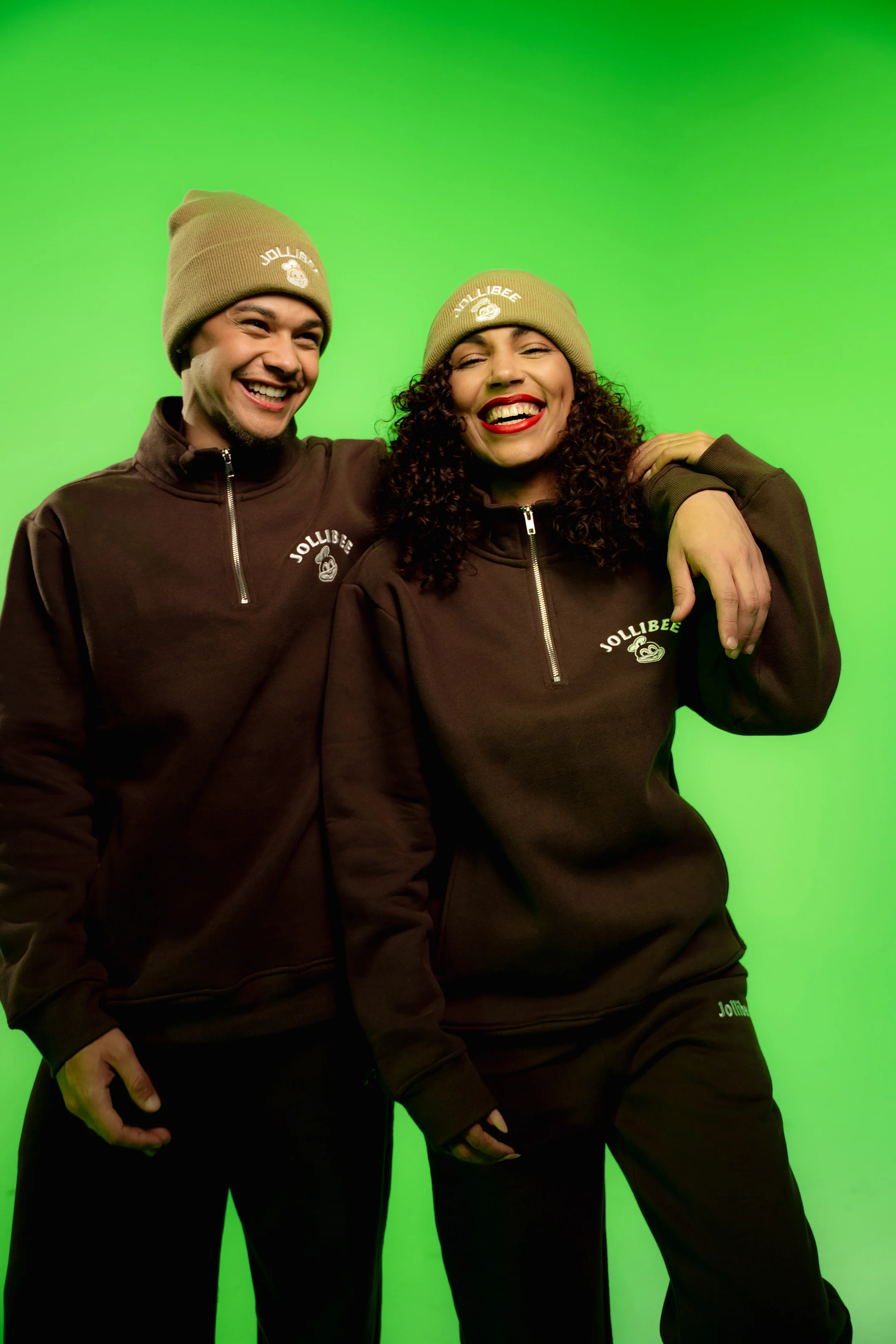 Jollibee Athleisure Quarter  Zip Sweat Set - Image 4