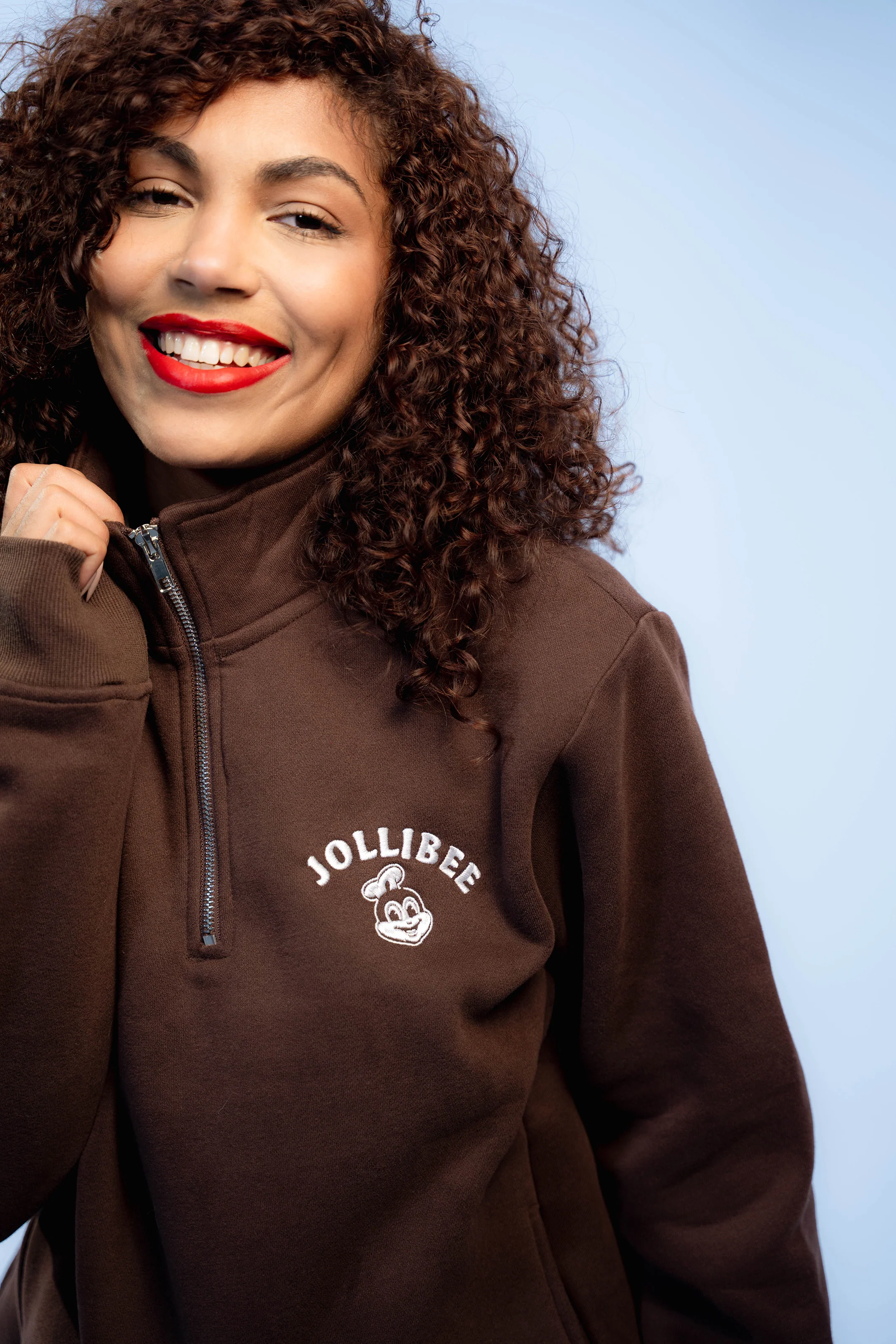 Jollibee Athleisure Quarter  Zip Sweat Set - Image 6