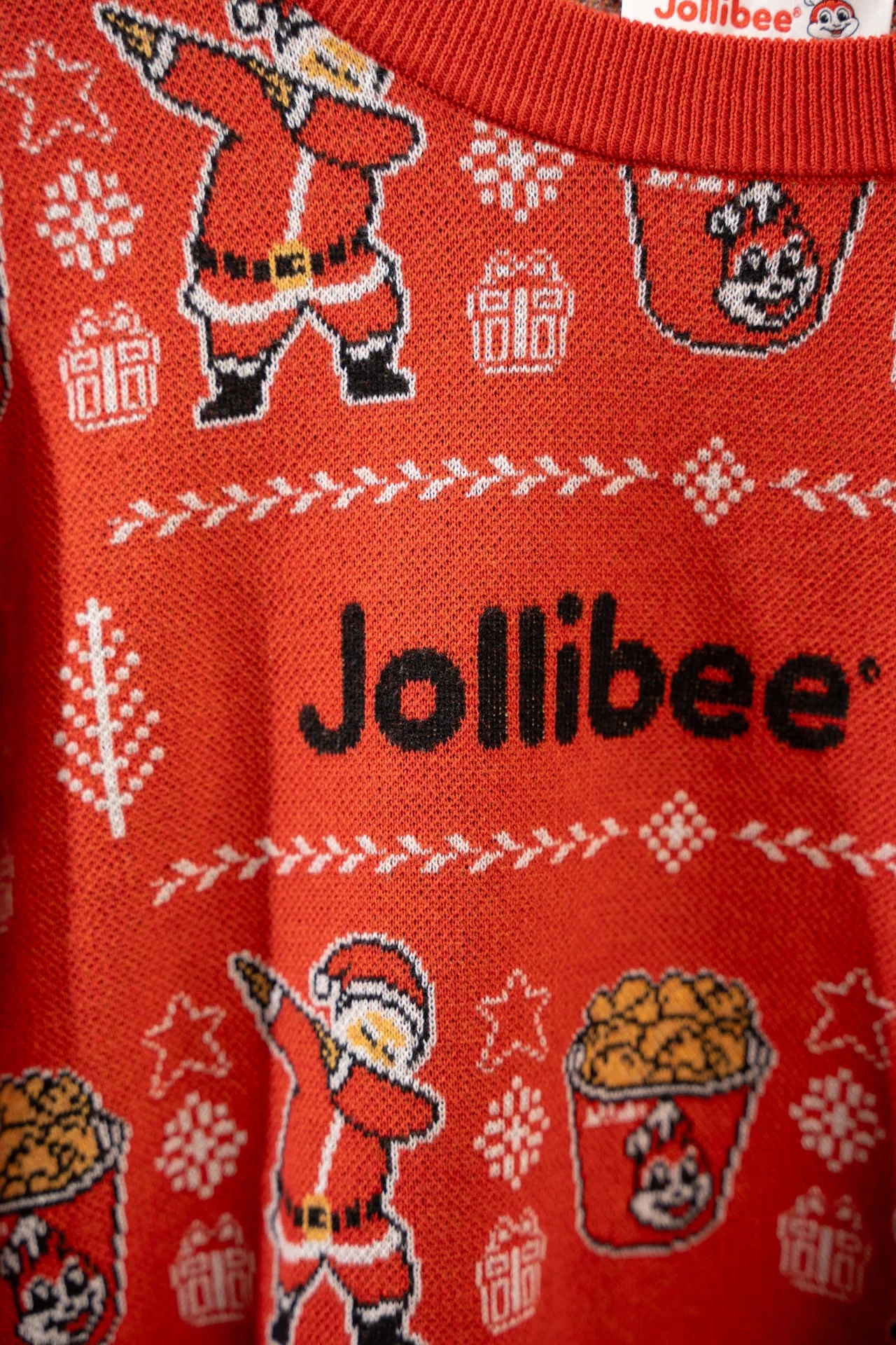 Jollibee Dabbing Santa Ugly Christmas Sweater - Image 3