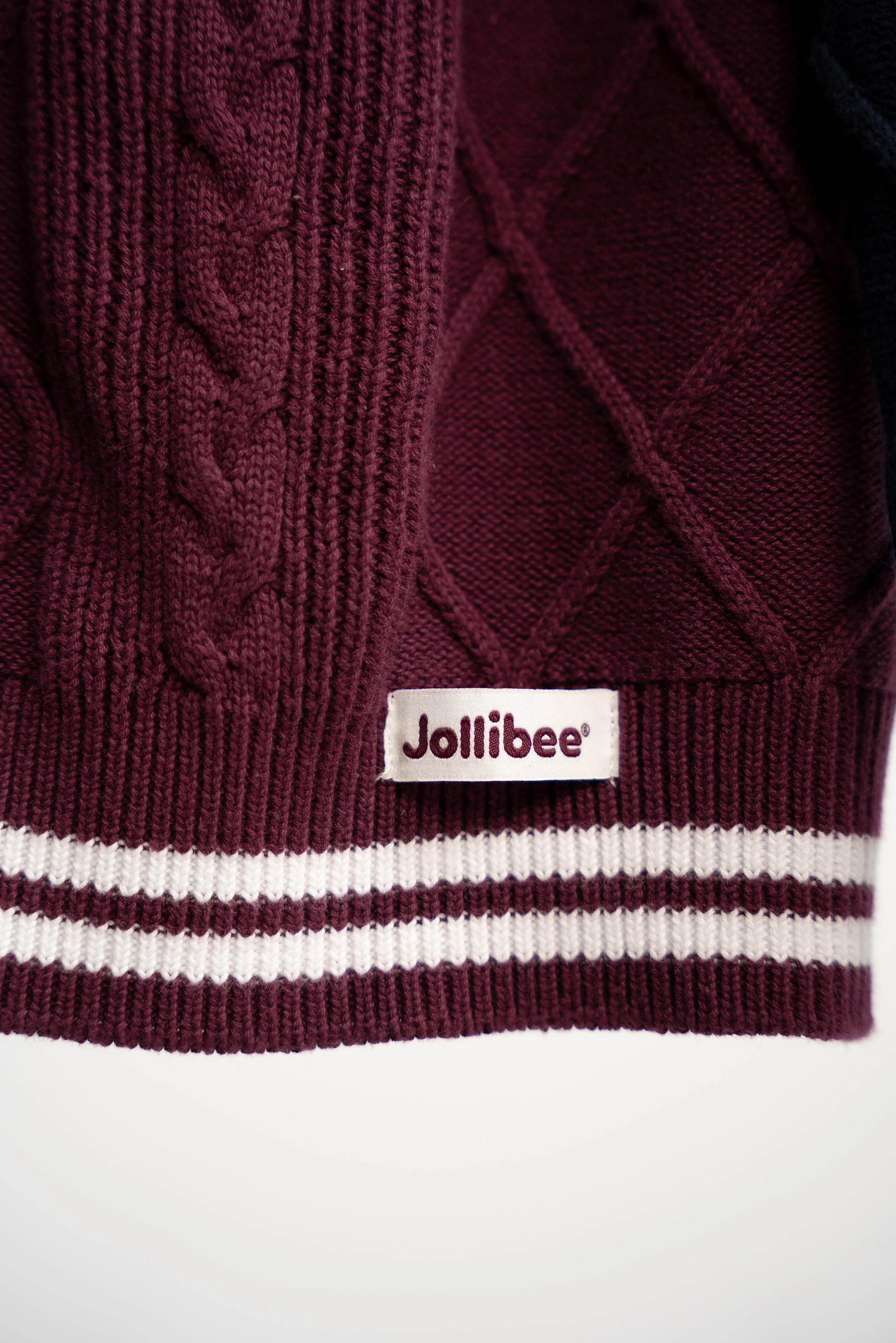 Jollibee J Logo Knit Sweater Vest - Image 6