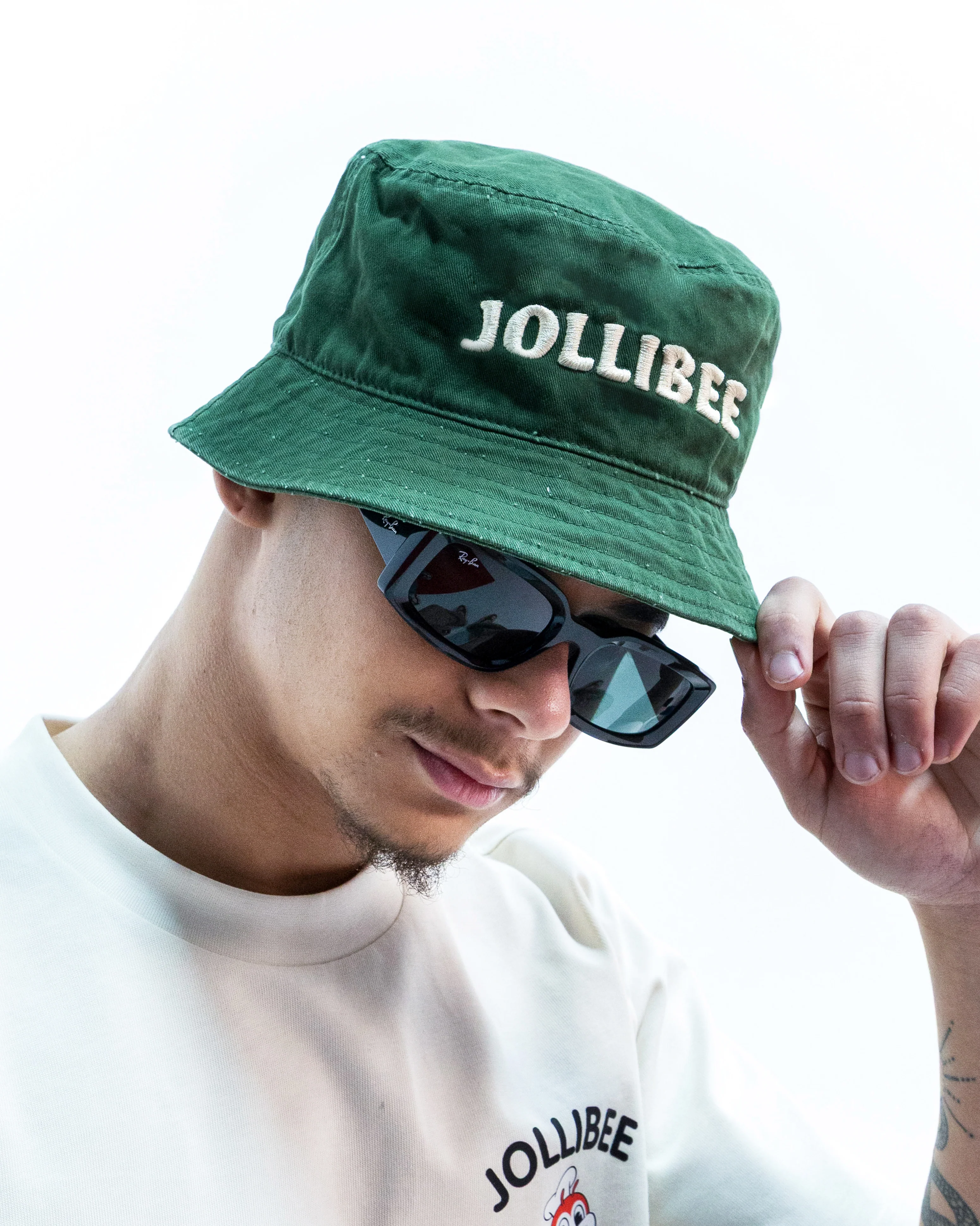Jollibee Retro Green Bucket Hat - Image 3