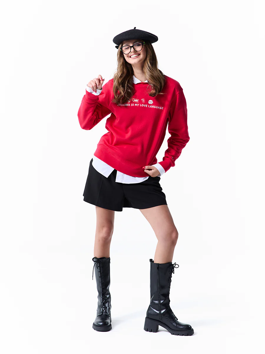 Red Unisex Crewneck Sweatshirt - Image 7